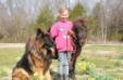 Ranger with his kid and pony